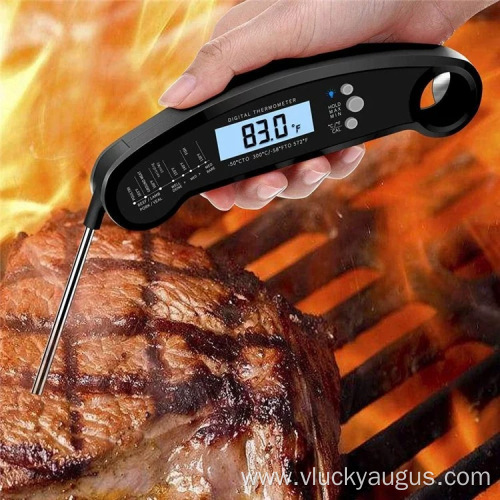 Waterproof Instant Read Folding Meat Thermometer